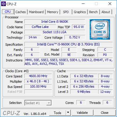 I5 9600k — все, что нужно знать о разгоне и его особенностях